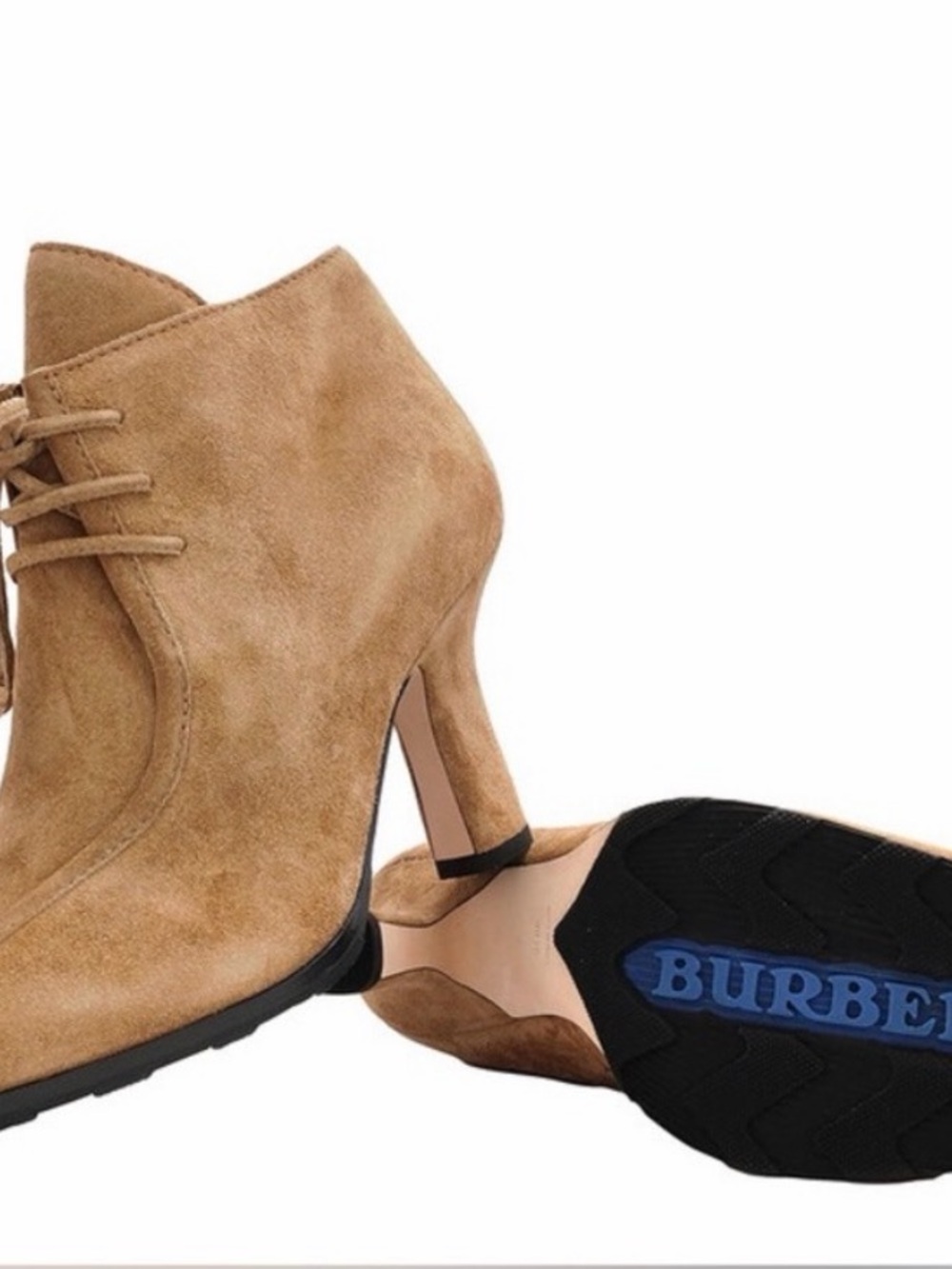 Burberry Storm suede ankle boot jute sz 38